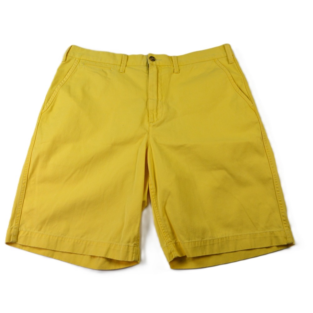Polo Ralph Lauren Mens Relaxed Fit Chino Pony Shorts Yellow Size 36 Pony Logo